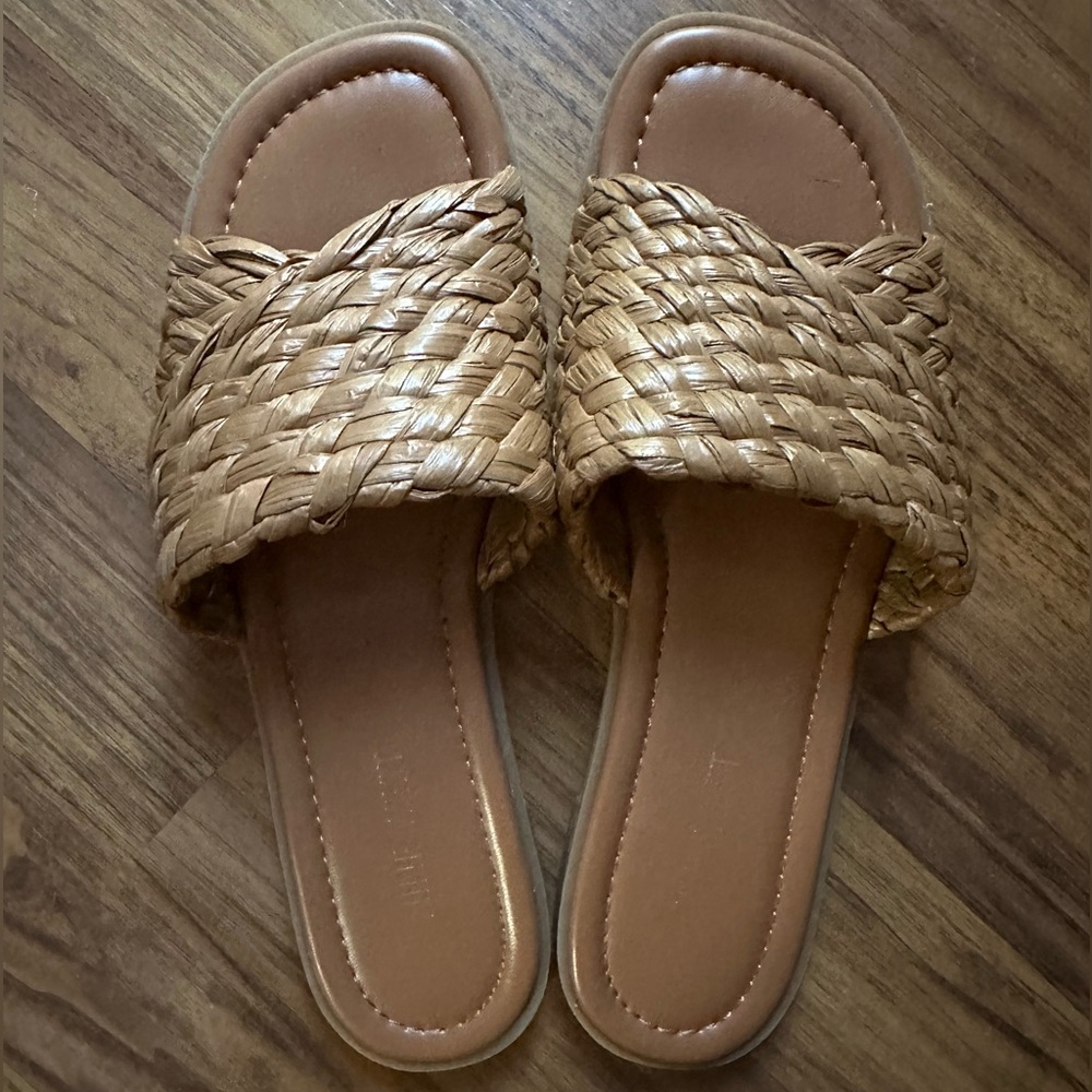Nine West Woven Slide Sandals Size 7.5